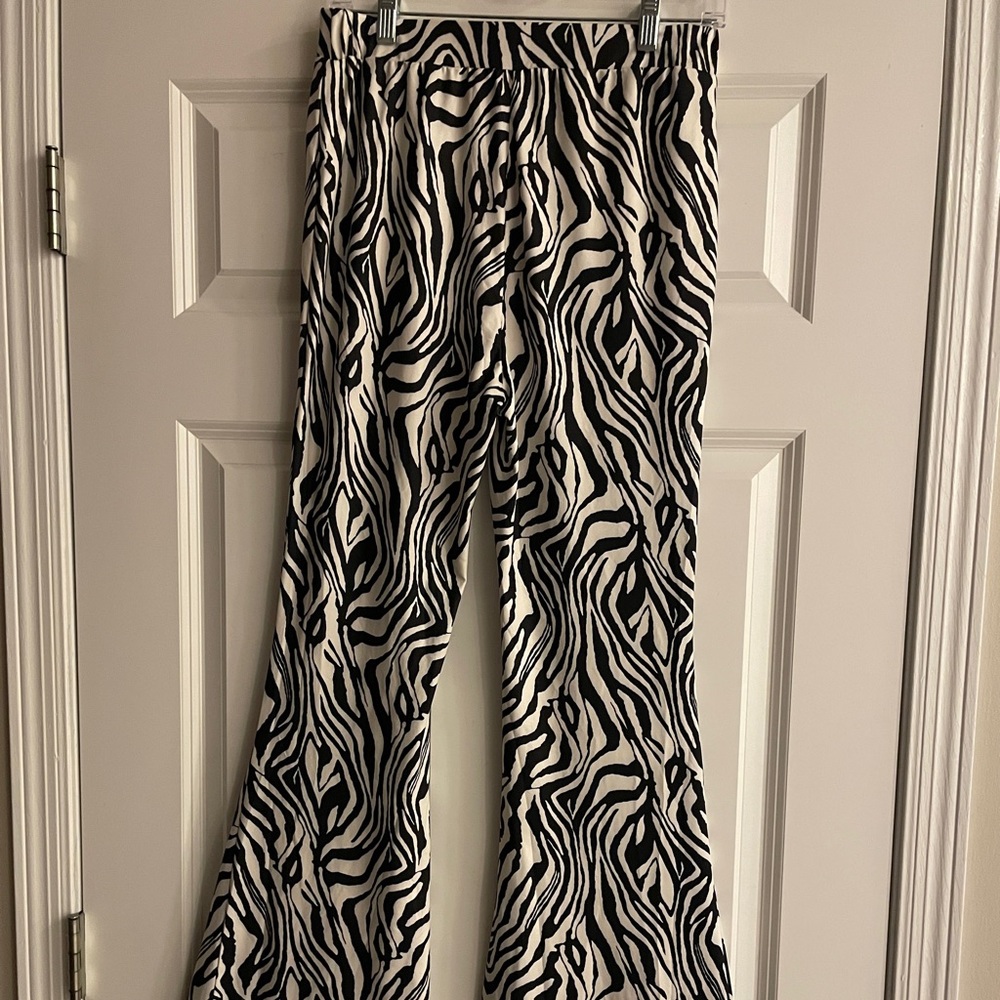 Flare Zebra Pants